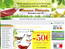 Tablet Screenshot of hamac-detente.fr